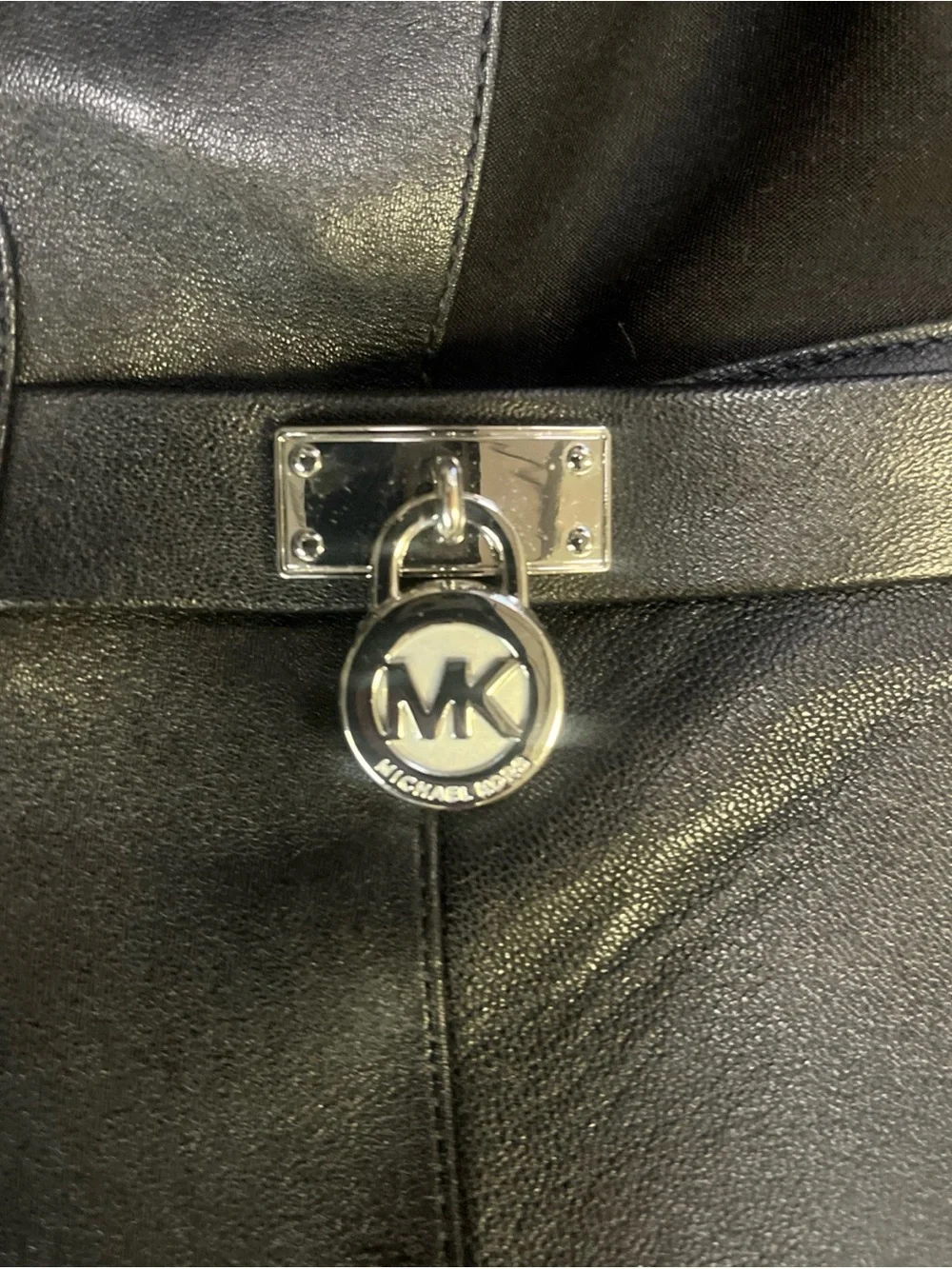 Michael Kors Bromley Boots Womens 10M Black Leather Riding Knee High Stretch
